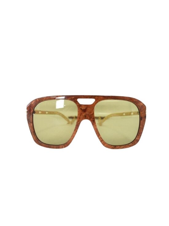 Gucci 100 Pieces Limited Sunglasses Eyewear Square Frame Interlocking Brown main image 8